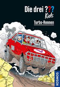 Die drei ??? Kids, 81, Turbo-Rennen Pfeiffer, Boris; Schmidt, Kim (Illustrationen) Copertina rigida 