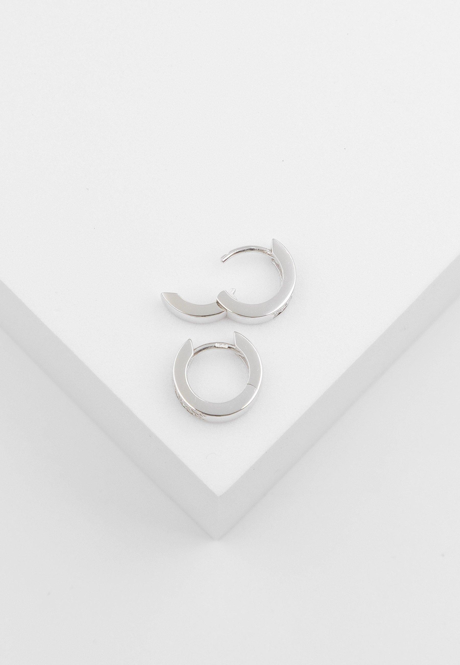 MUAU Schmuck  Creolen Weissgold 750 Diamant 0.176ct. 12mm 