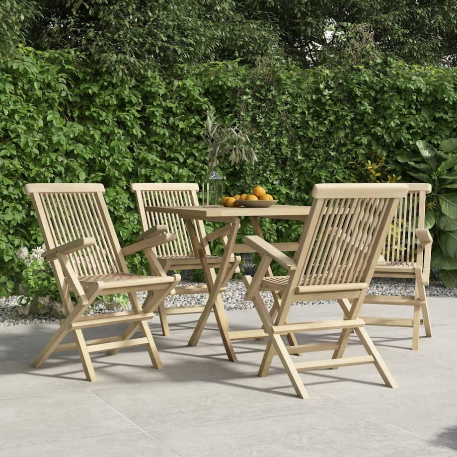 VidaXL Klappbarer gartenstuhl holz  