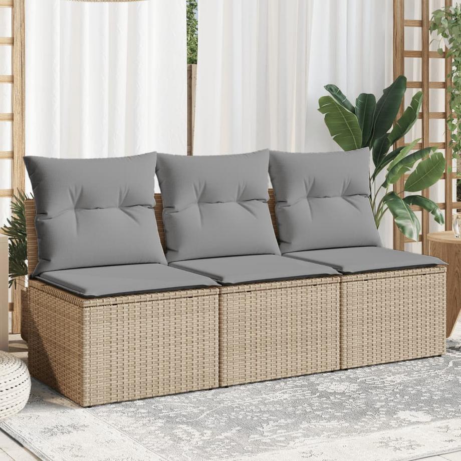 VidaXL Gartensofa poly-rattan  