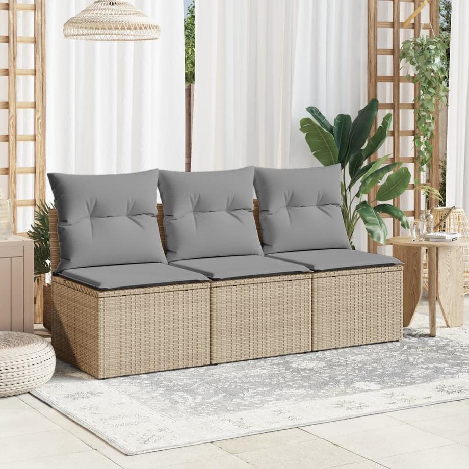 VidaXL Gartensofa poly-rattan  