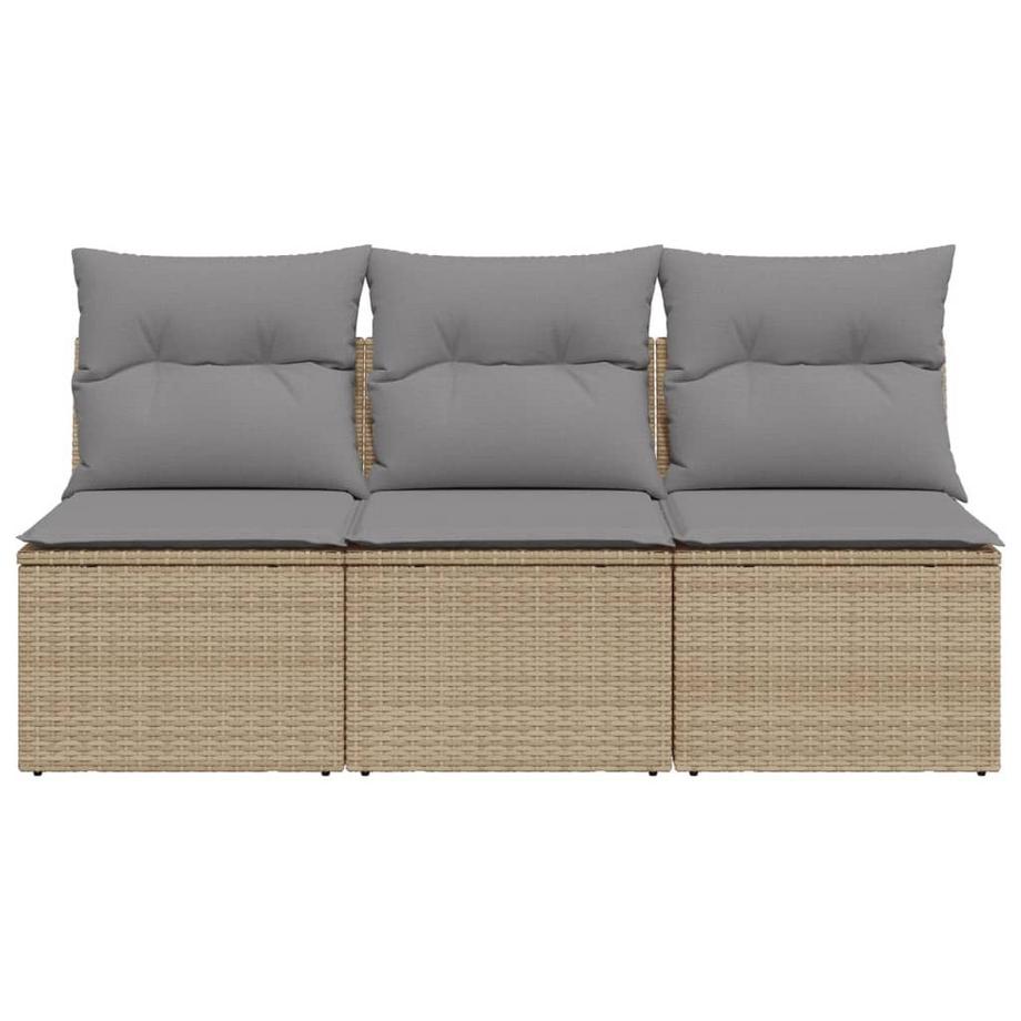 VidaXL Gartensofa poly-rattan  
