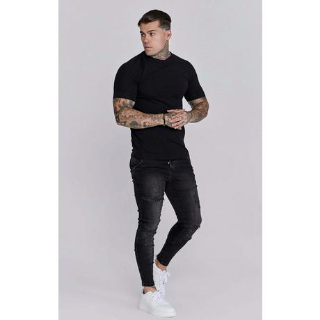 Sik Silk Distressed Skinny Jeans  