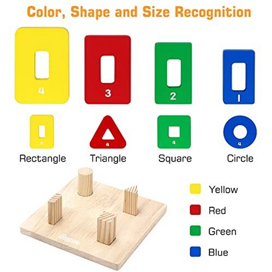 Activity-board  Geometrische Formen Sortieren, Stapeln und motorische Fähigkeiten Spielzeug | Puzzles 