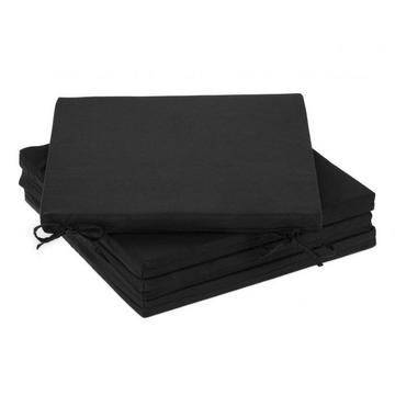 Tapisserie d'ameublement noire lot de 4