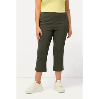 Ulla Popken  Pantalon en bengaline stretch, longueur 3/4 et taille élastique 