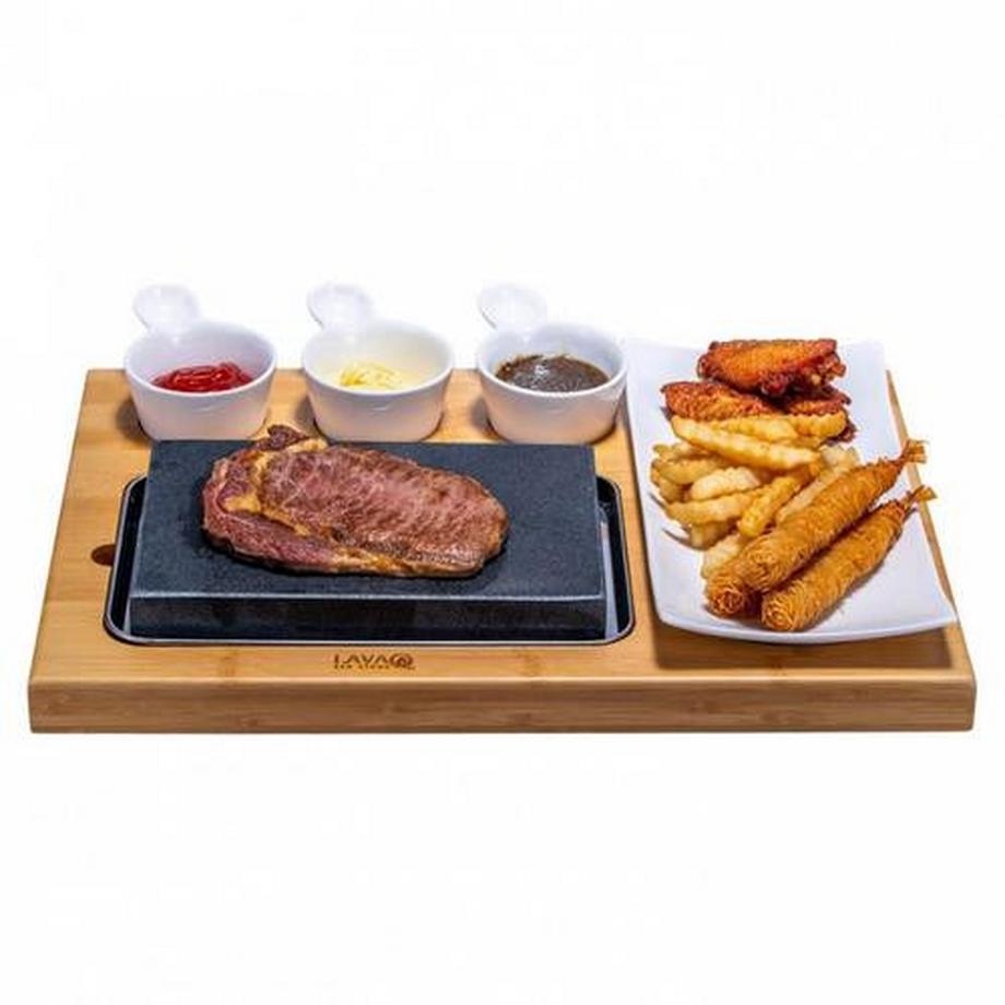 La Chinata  Hot Stone Steak Set 7-teilig 