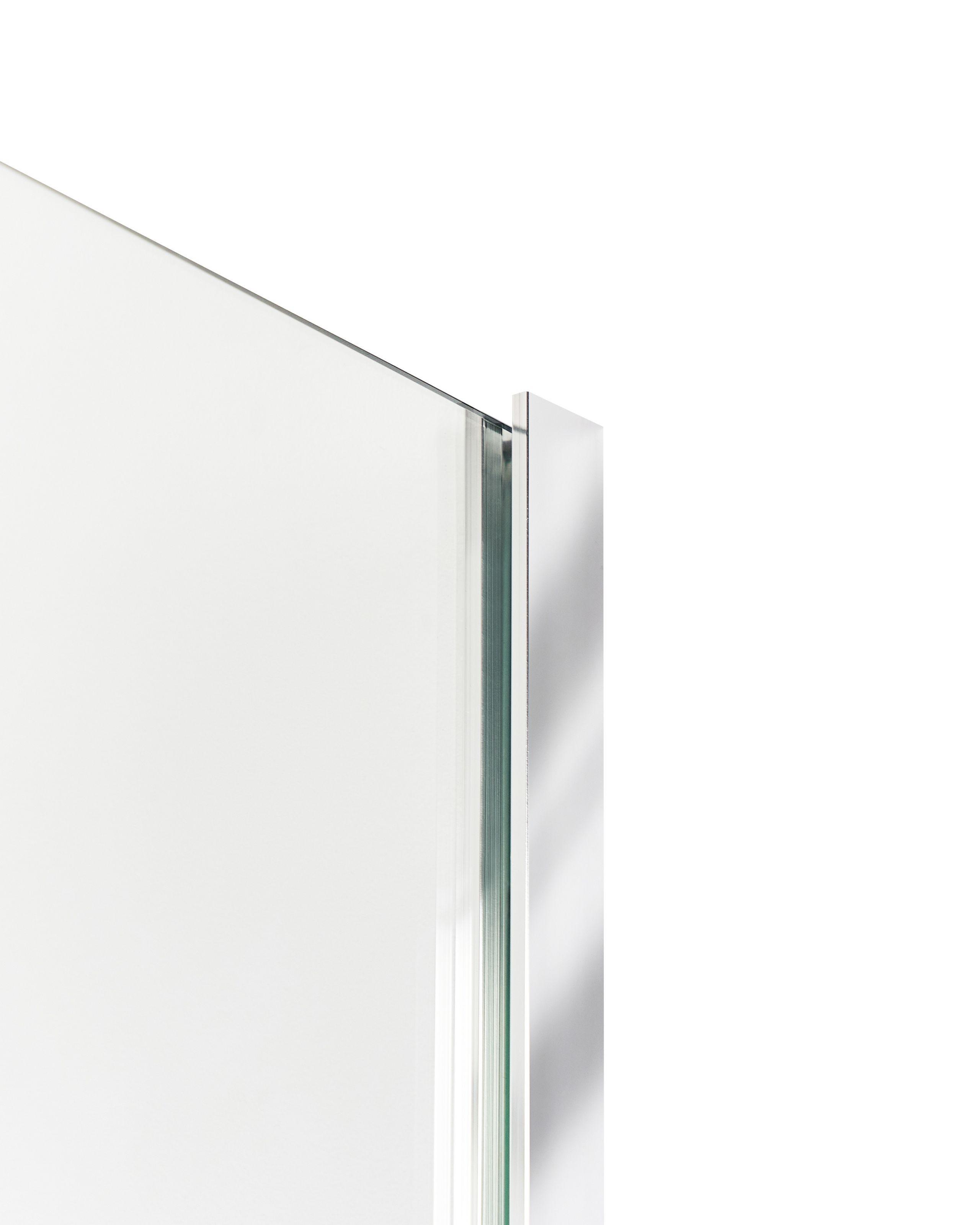 Beliani Parois de douche en Verre de sécurité Traditionnel AHAUS  