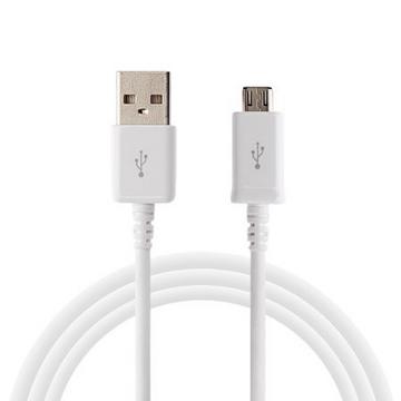 Micro USB au câble USB 2.0 pour la recharge et la synchronisation - Blanc