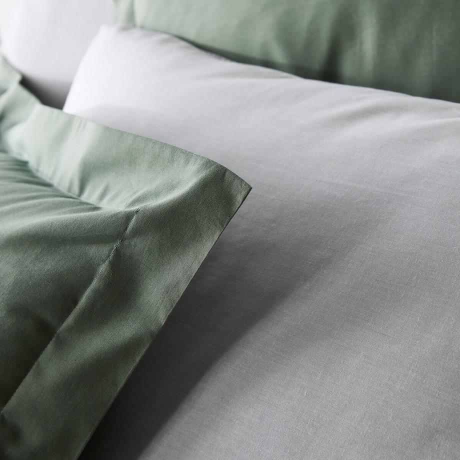 La Redoute Intérieurs Housse de couette unie en coton biologique Scenario  