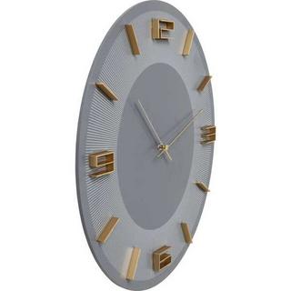 KARE Design Horloge Murale Leonardo Gris/Or  