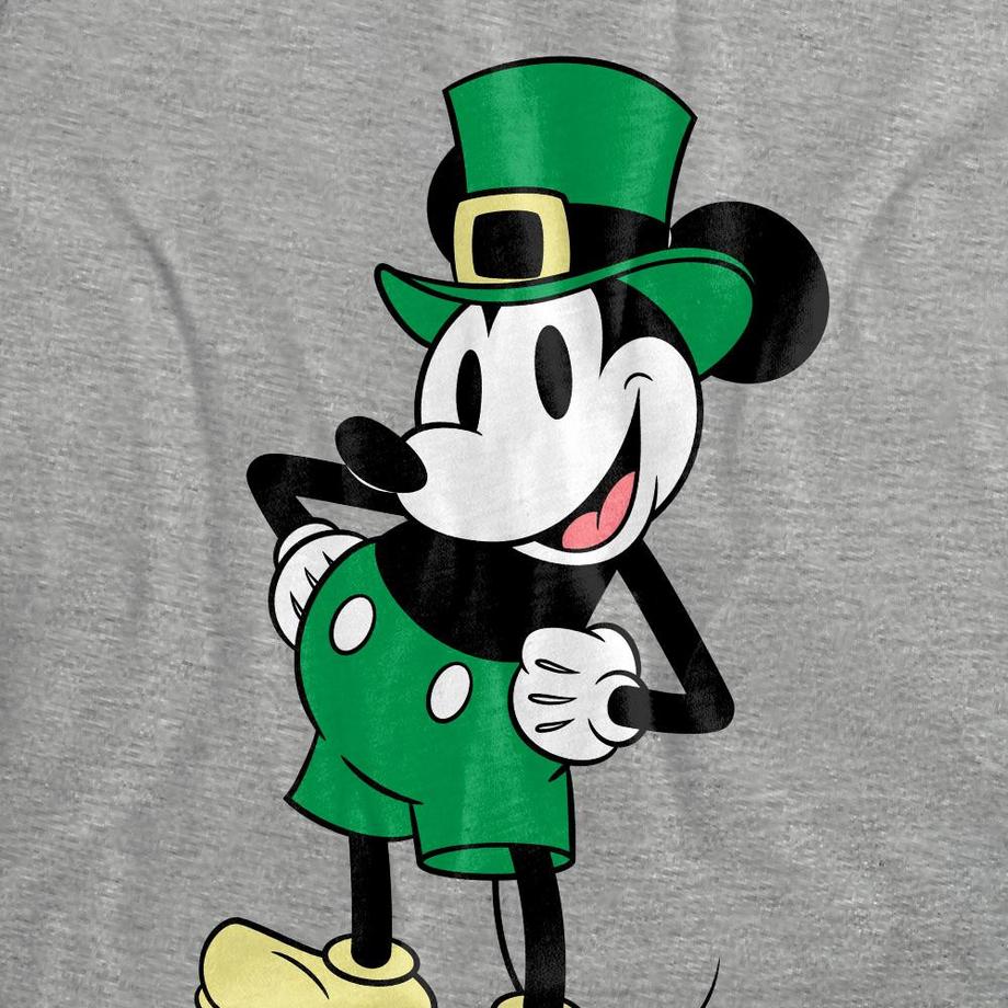Disney Mickey Mouse T-Shirt mélange Festa di San Patrizio  