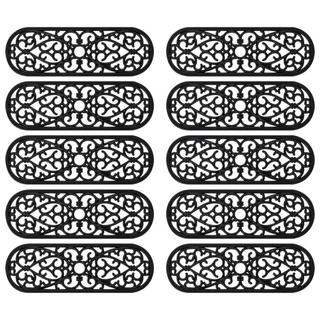 VidaXL tappetino per scale Gomma  