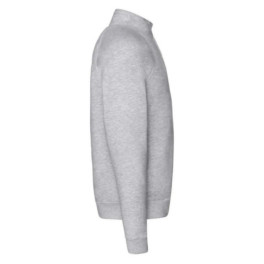Fruit of the Loom Premium Sweatshirt mit kurzem Reißverschluss Raglanärmel  