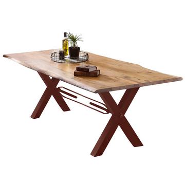 Table à manger Havenwood acacia naturel-brun 180x90