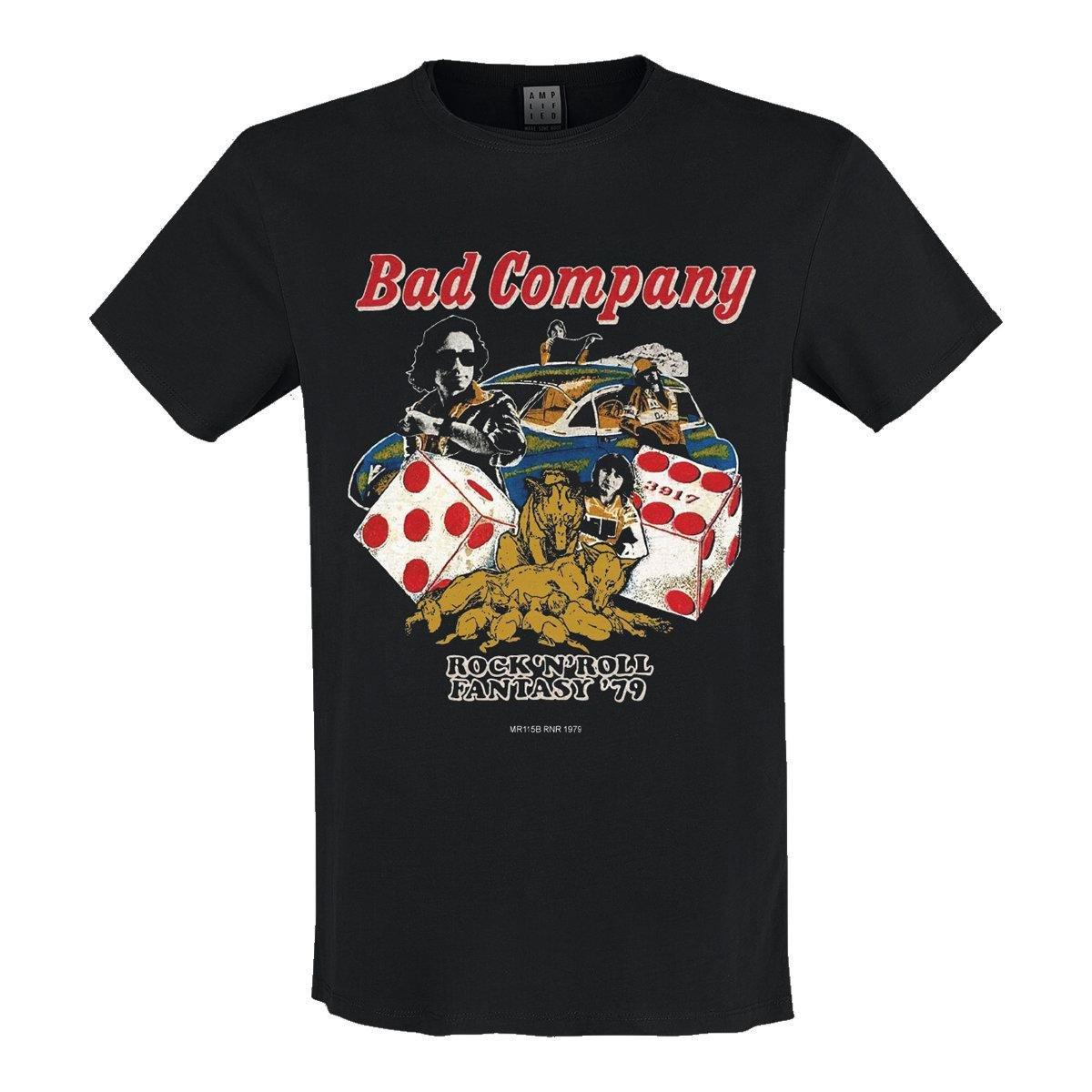Image of Rock N Roll Fantasy Tshirt Damen Schwarz S