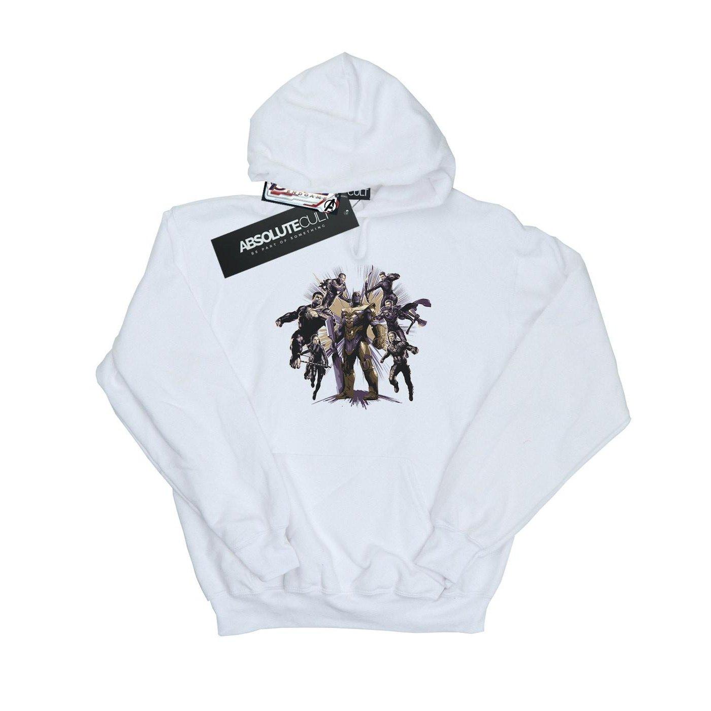 Image of Avengers Endgame Vs Thanos Kapuzenpullover Mädchen Weiss 152-158