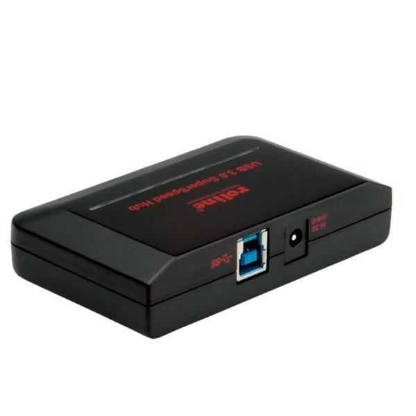 Roline  USB 3.0 Hub, 4 Ports, with Power Supply 