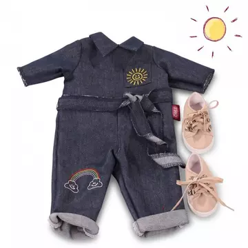 Boutique Puppenkleidung Jumpsuit Sunny 3-teilig