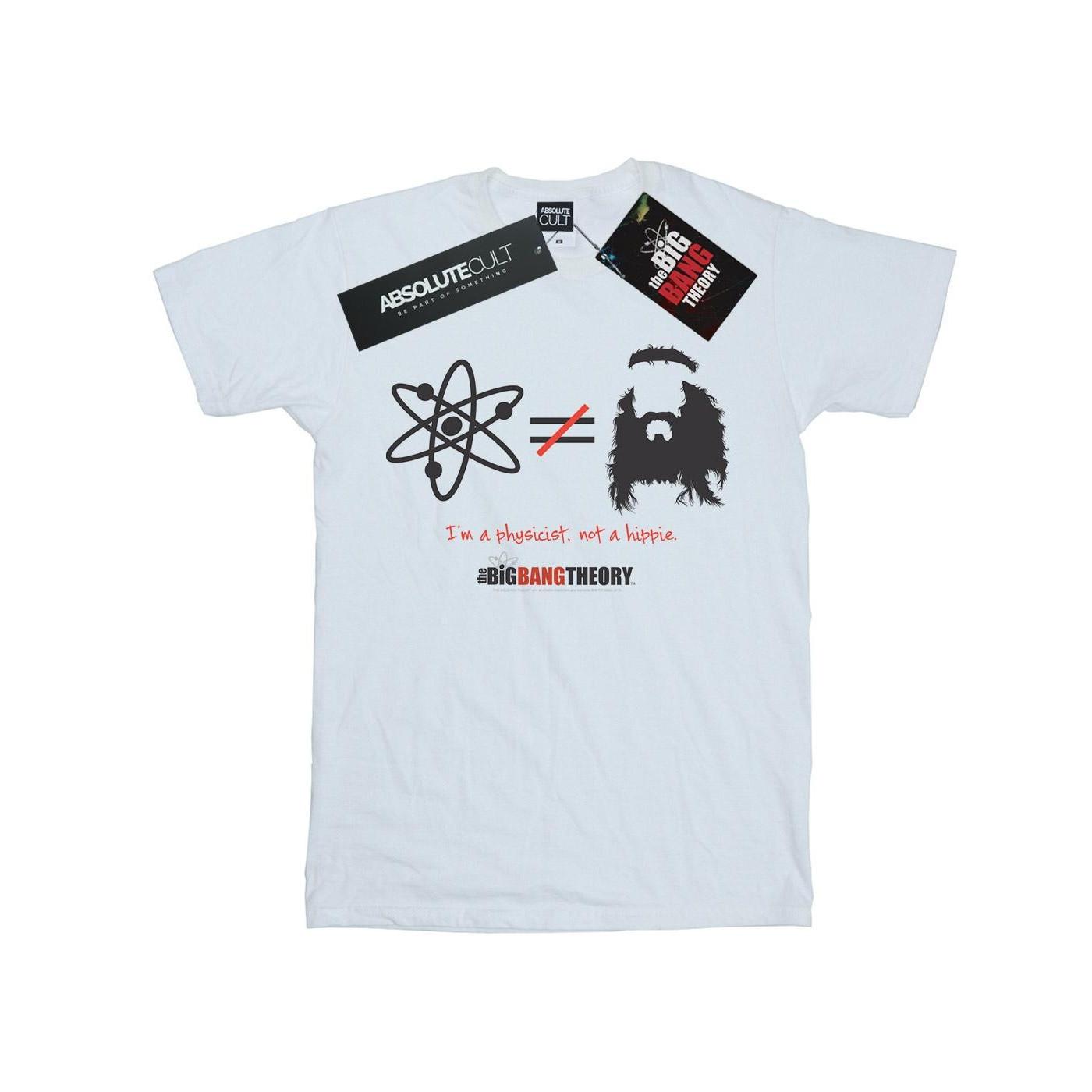 Image of I Am A Physicist Not A Hippie Tshirt Herren Weiss S