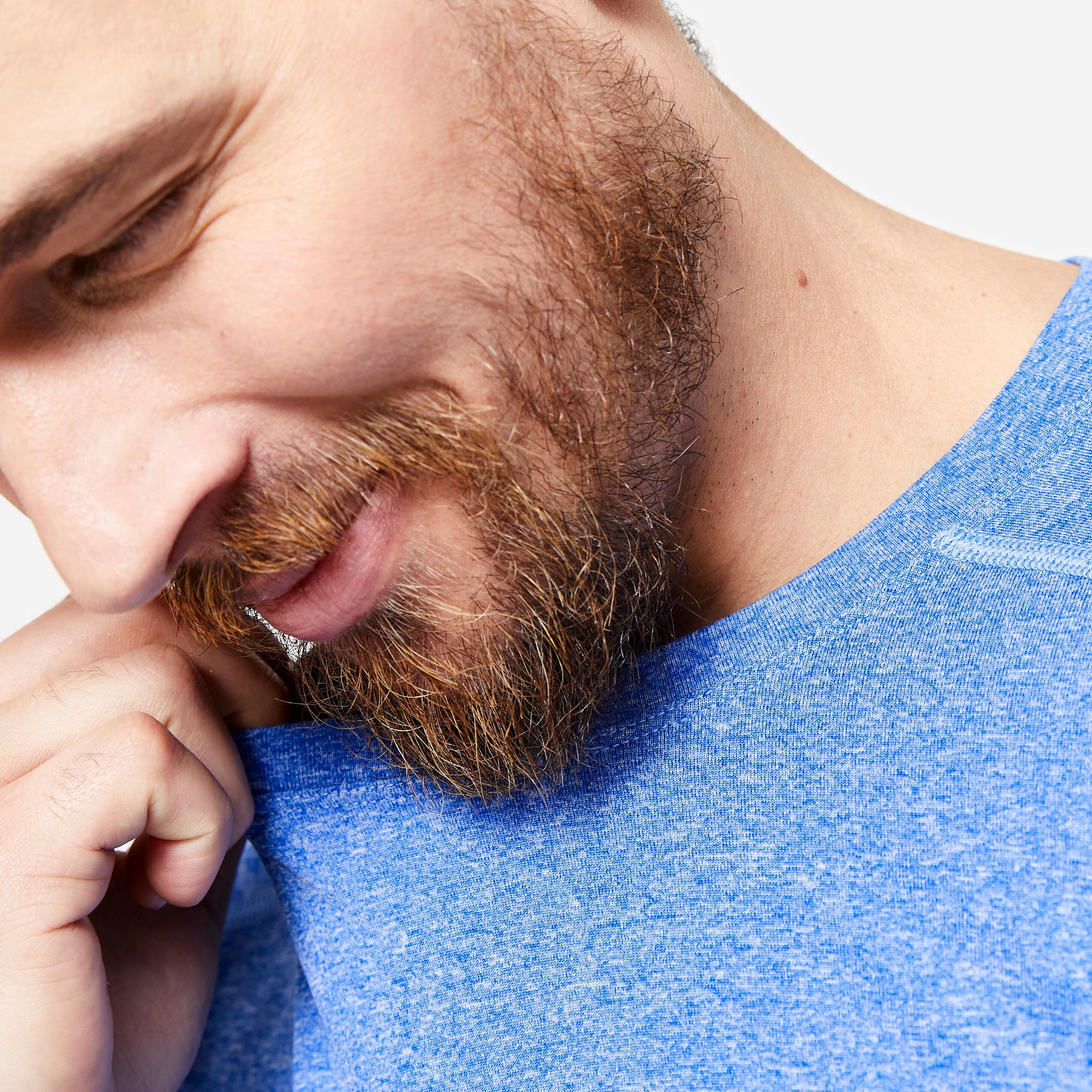 DOMYOS  Kurzarmshirt - T-Shirt  - 100meliert 