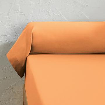 Taie de traversin unie en coton