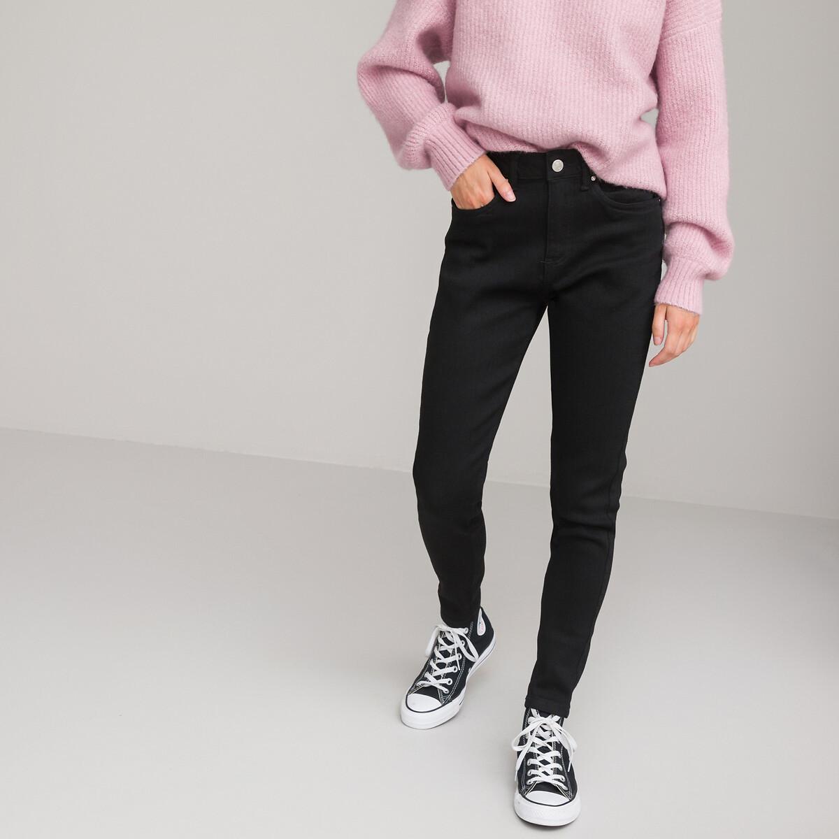 Image of High-rise-jeans Unisex Schwarz 134/140