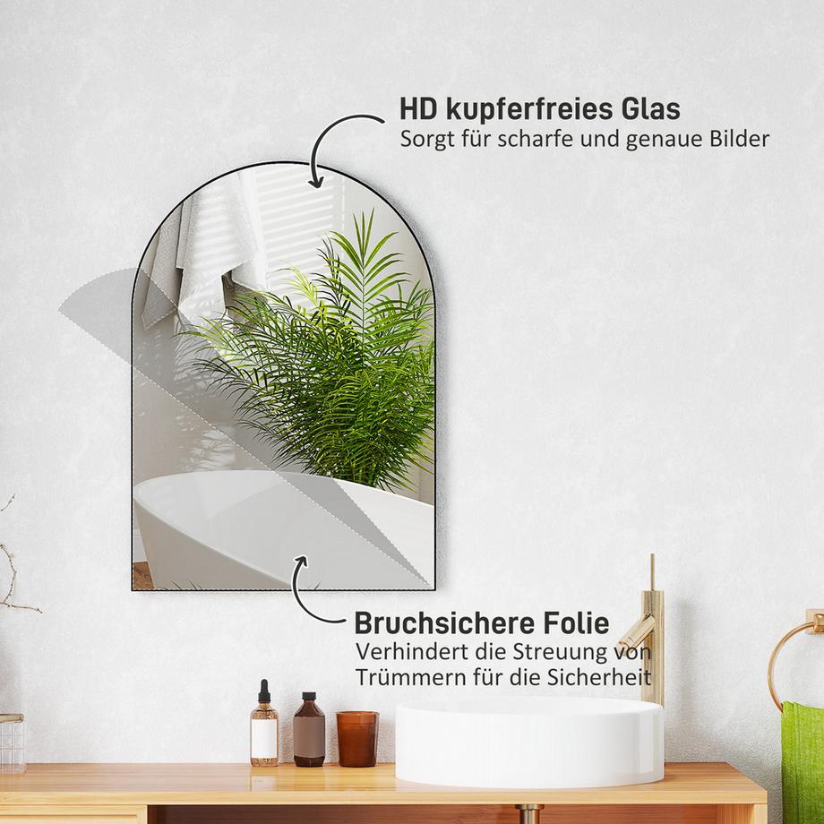 HOMCOM Badezimmerspiegel  