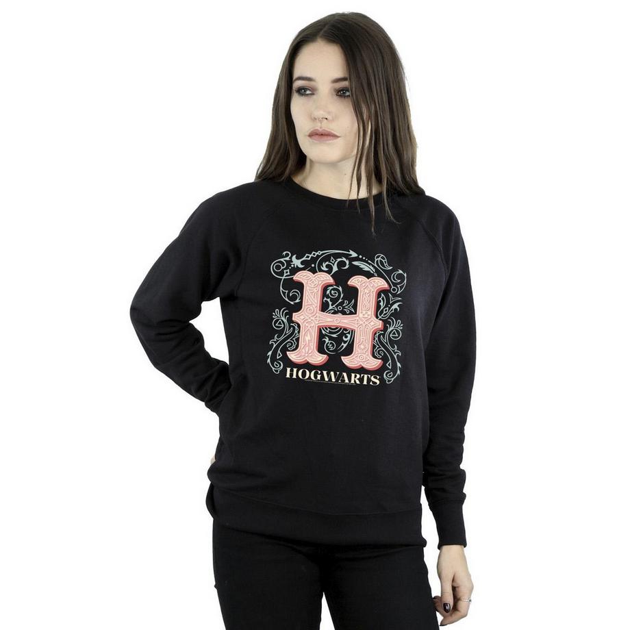 HARRY-POTTER Hogwarts Sweatshirt Col Rond  