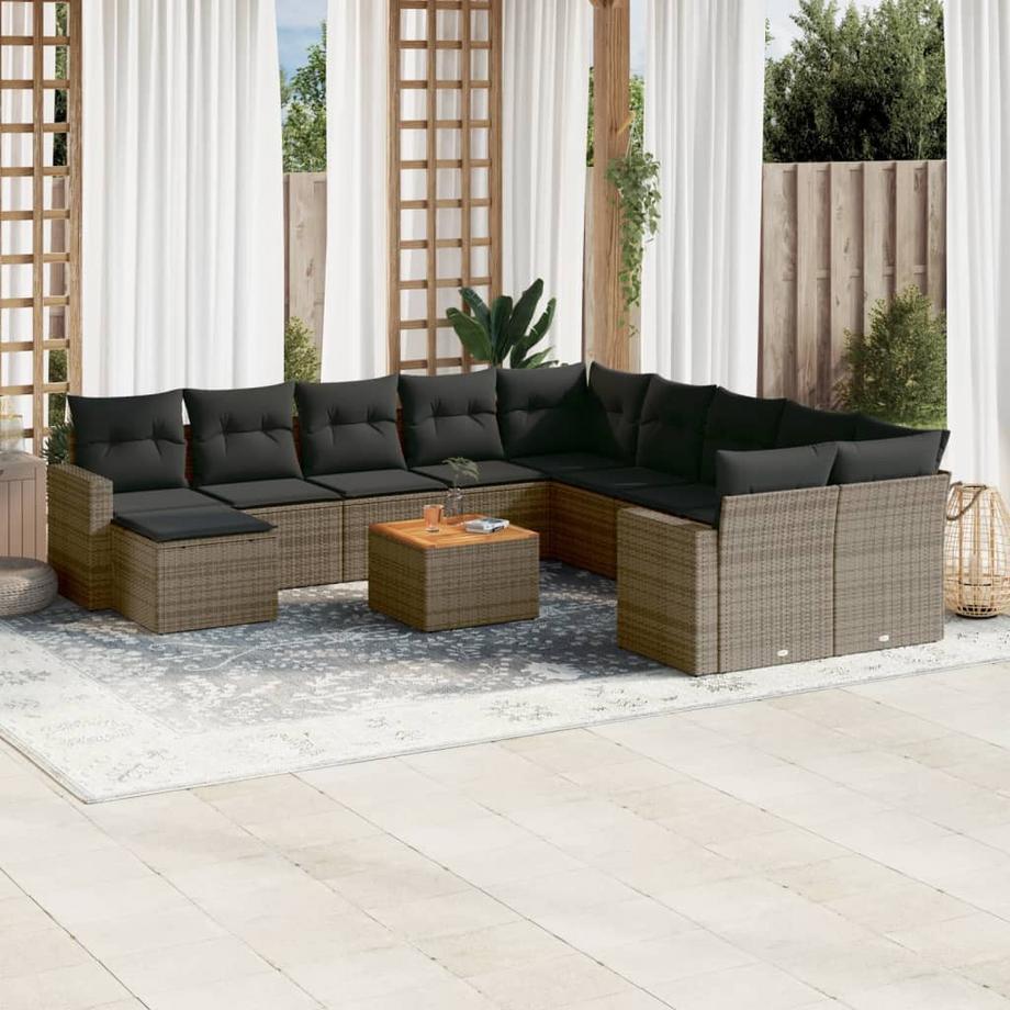 VidaXL Garten sofagarnitur poly-rattan  
