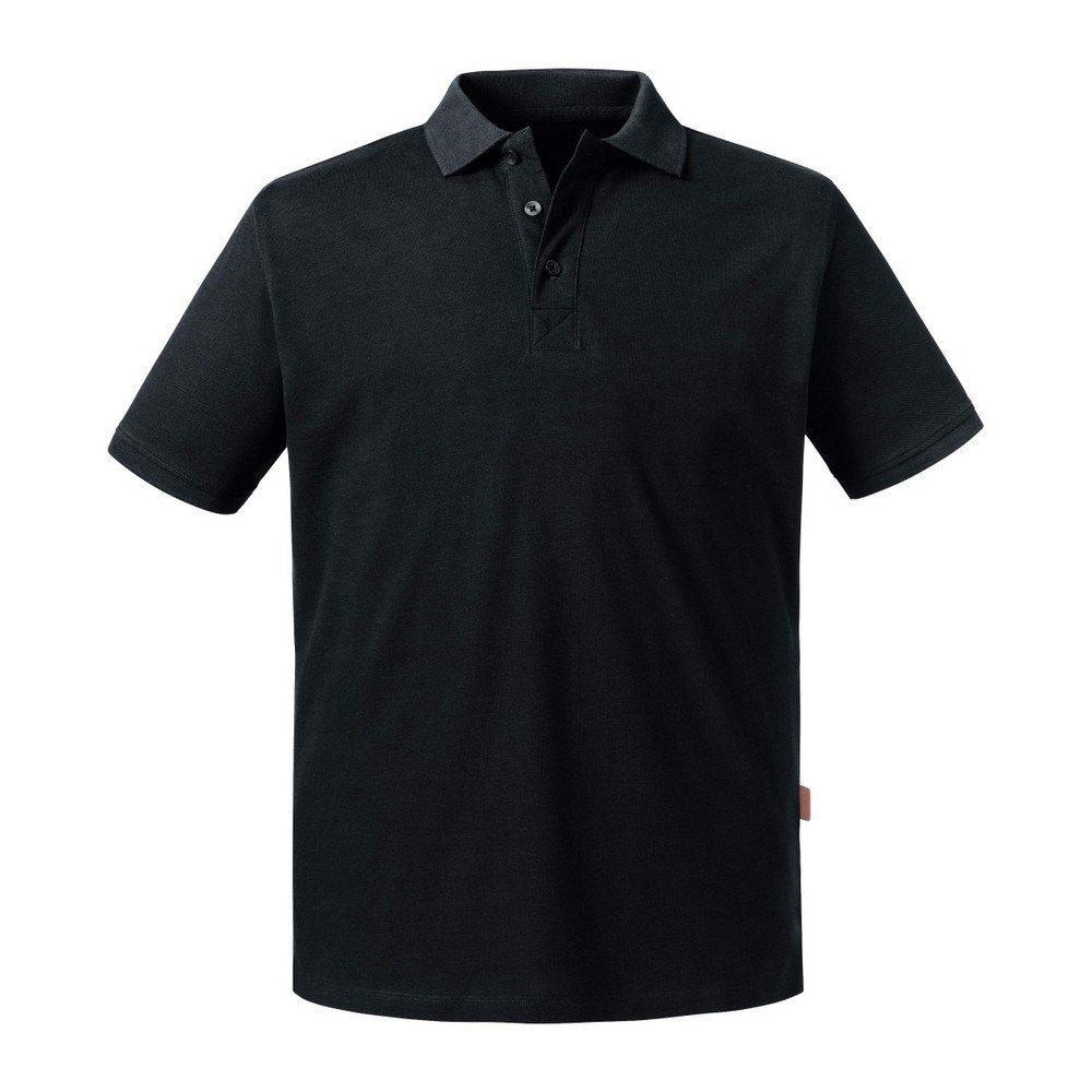 Image of Poloshirt Pure Organic Herren Schwarz S