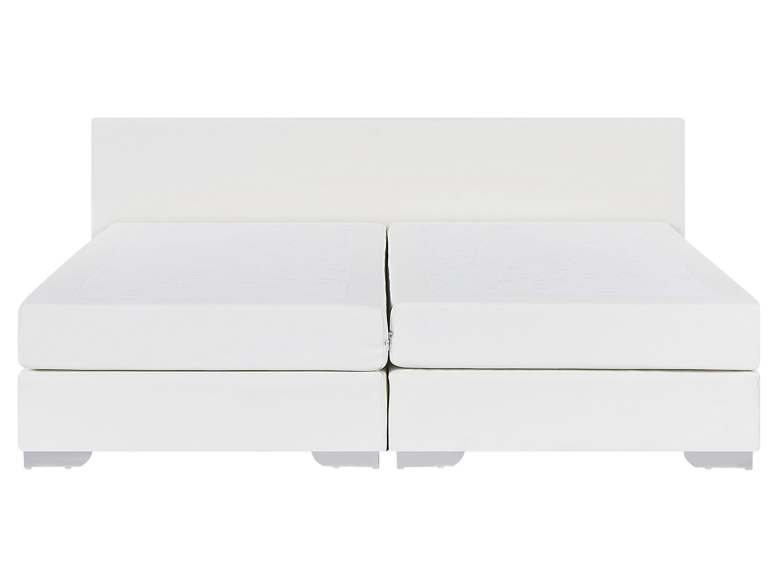 Beliani Boxspring Bett aus Kunstleder Modern PRESIDENT  