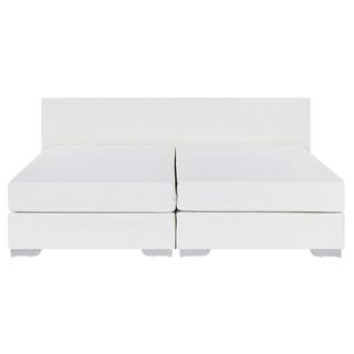 Beliani Boxspring Bett aus Kunstleder Modern PRESIDENT  