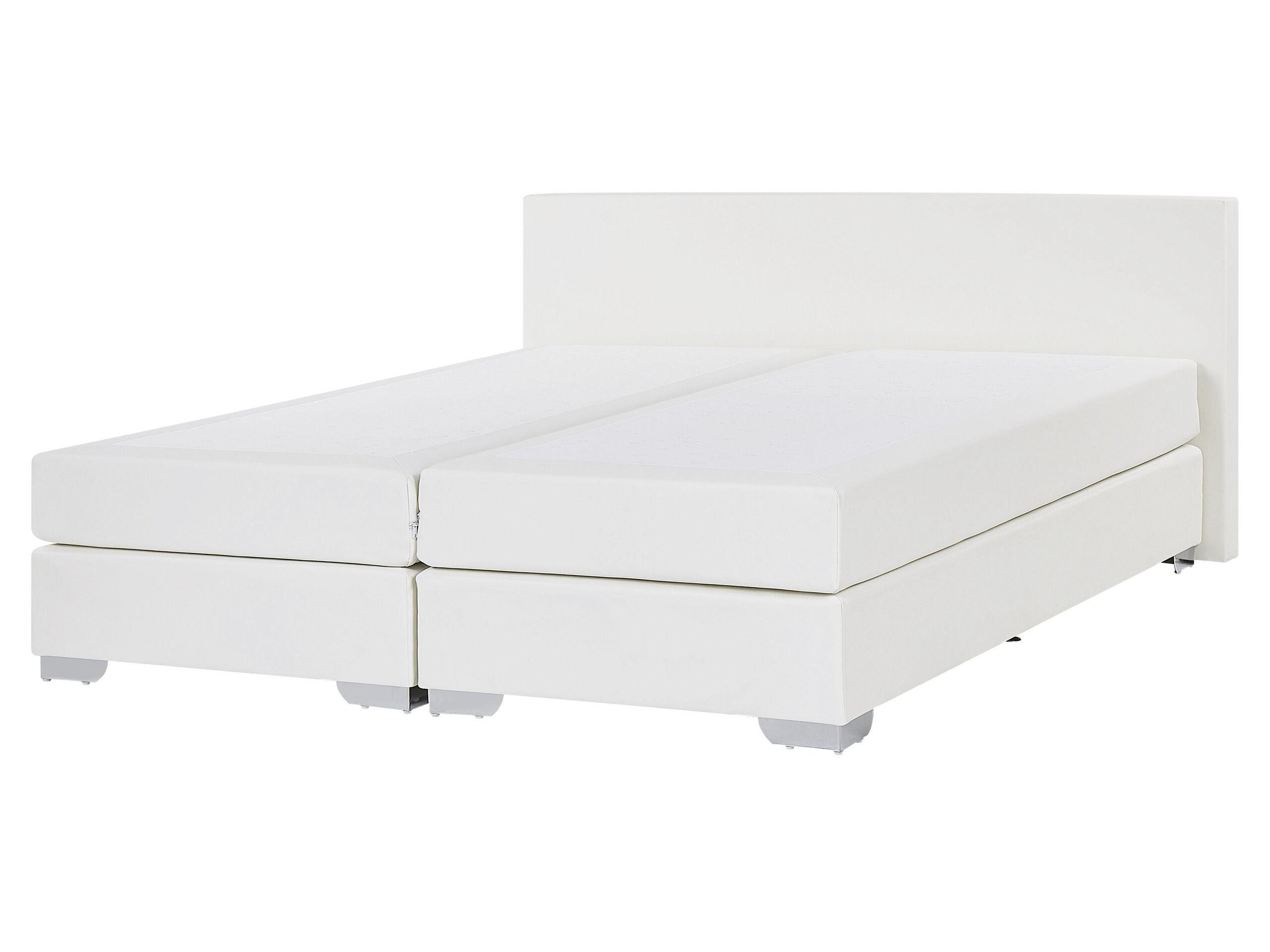 Beliani Boxspring Bett aus Kunstleder Modern PRESIDENT  