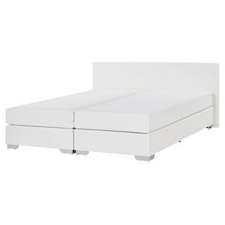 Beliani Boxspring Bett aus Kunstleder Modern PRESIDENT  