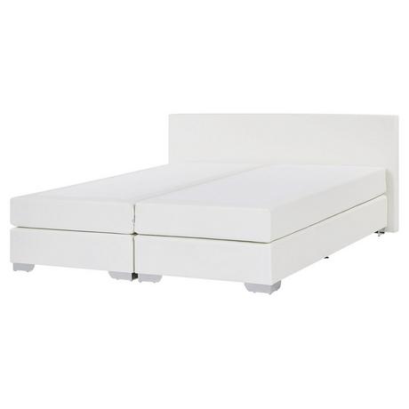 Beliani Boxspring Bett aus Kunstleder Modern PRESIDENT  