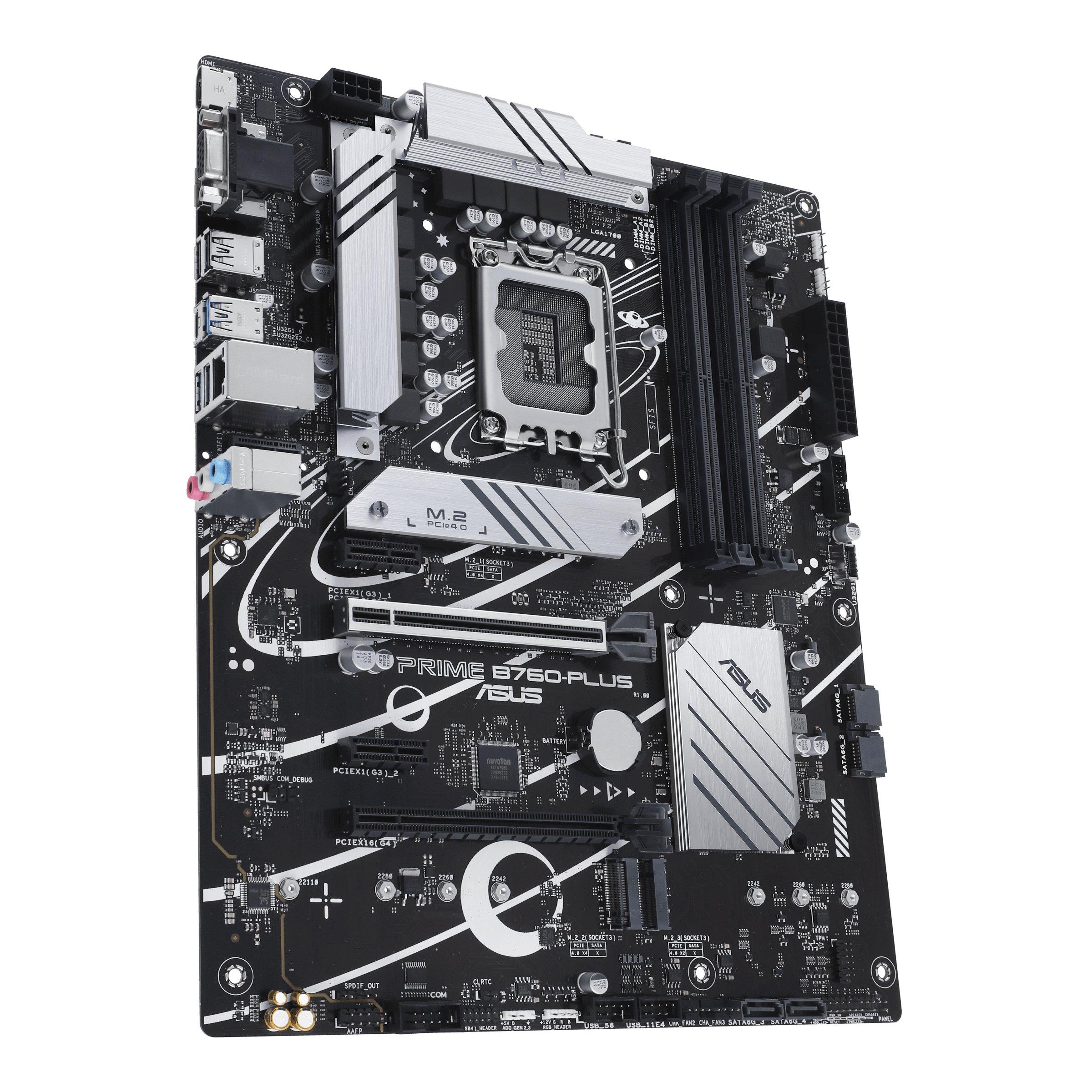 ASUS  PRIME B760-PLUS Intel B760 LGA 1700 ATX 