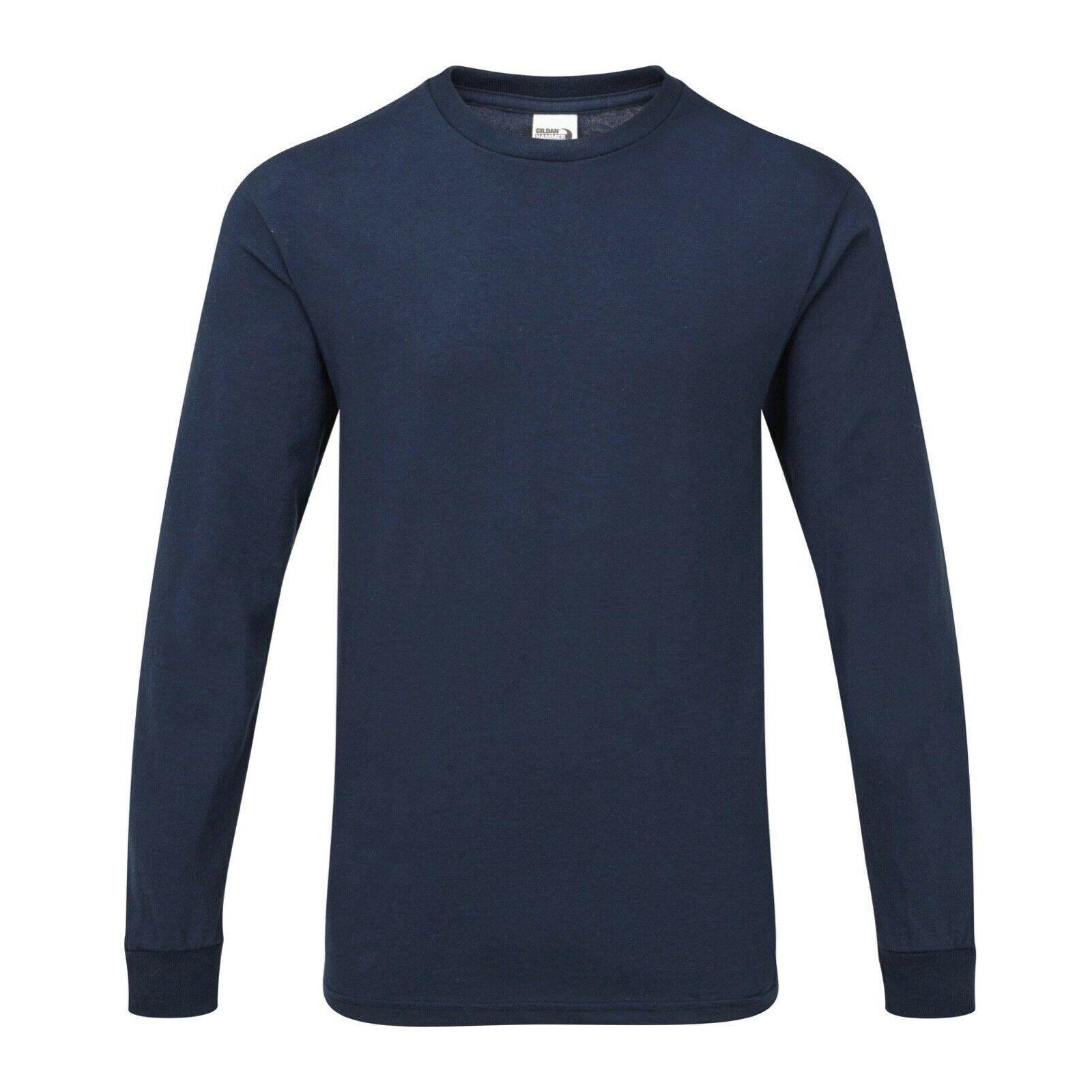 Image of Langarmshirt Hammer Herren Marine S