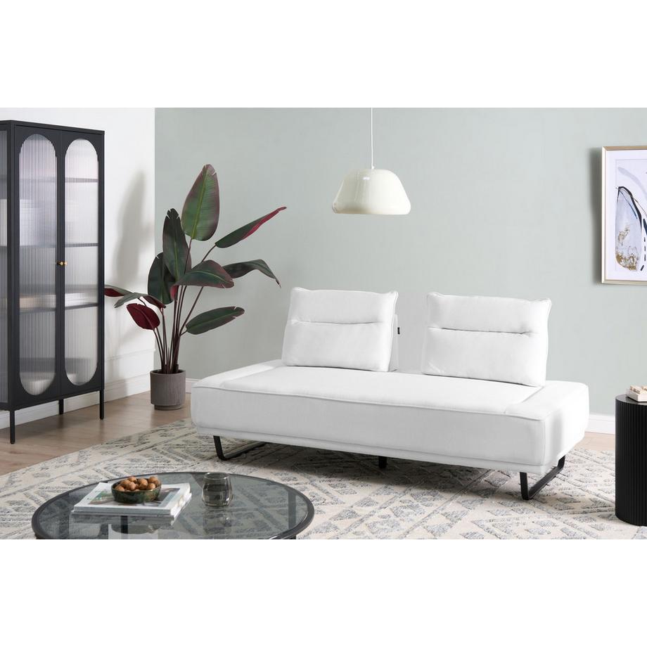 Beliani 3 Sitzer Sofa aus Stoff Minimalistisch FAXEN  