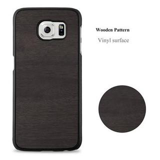 Cadorabo  Housse compatible avec Samsung Galaxy S6 - Hard Case Coque de protection en bois contre les rayures et les chocs 