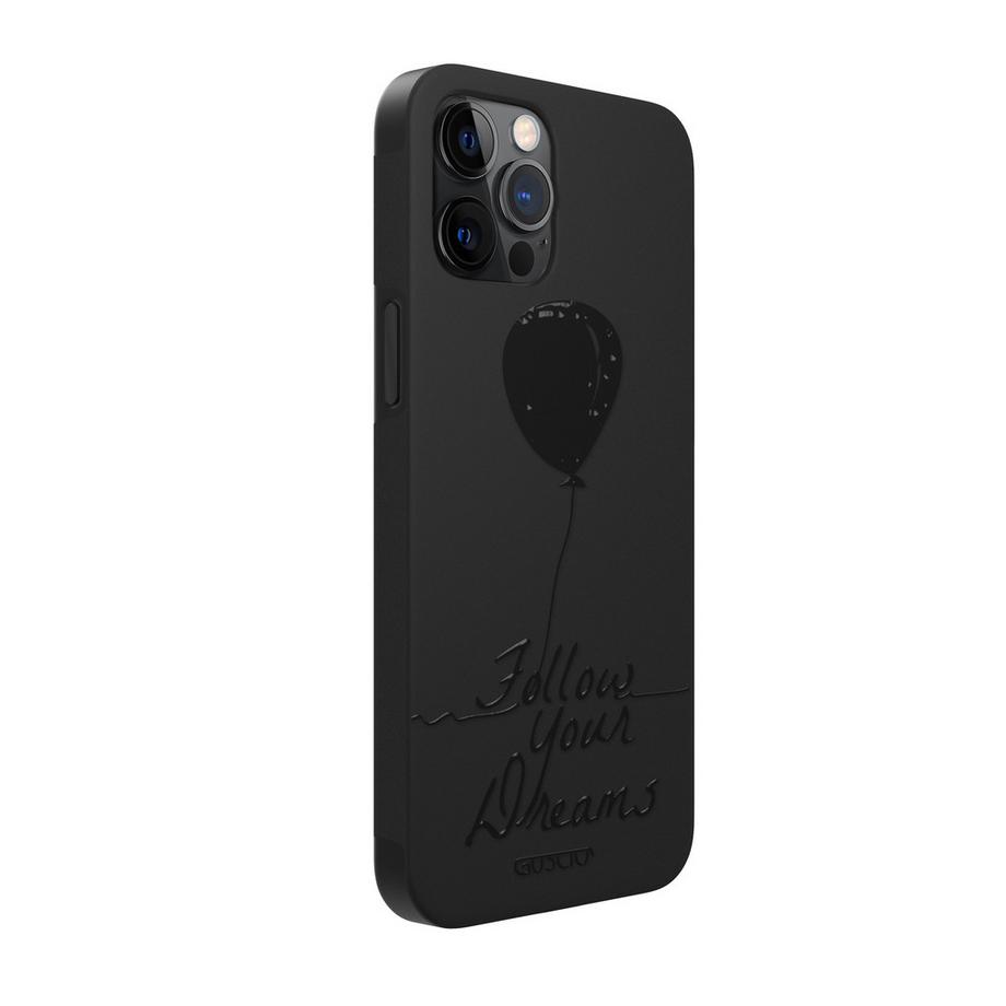 GUSCIO  iPhone 12 Pro Max - GUSCIO Skin Feeling Cover Follow Your Dreams 