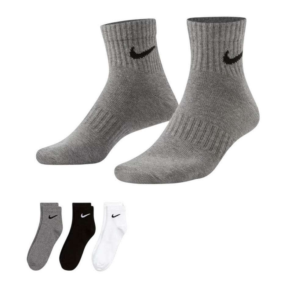 NIKE Calzini Alla Caviglia Allenamento Leggera Misura  (Confezione da tre)  