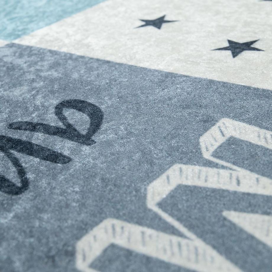 Paco Home Kinderteppich Jungen Mond Sterne  