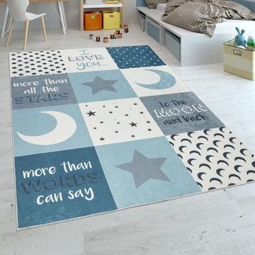 Child Carpet Young Moon Stars