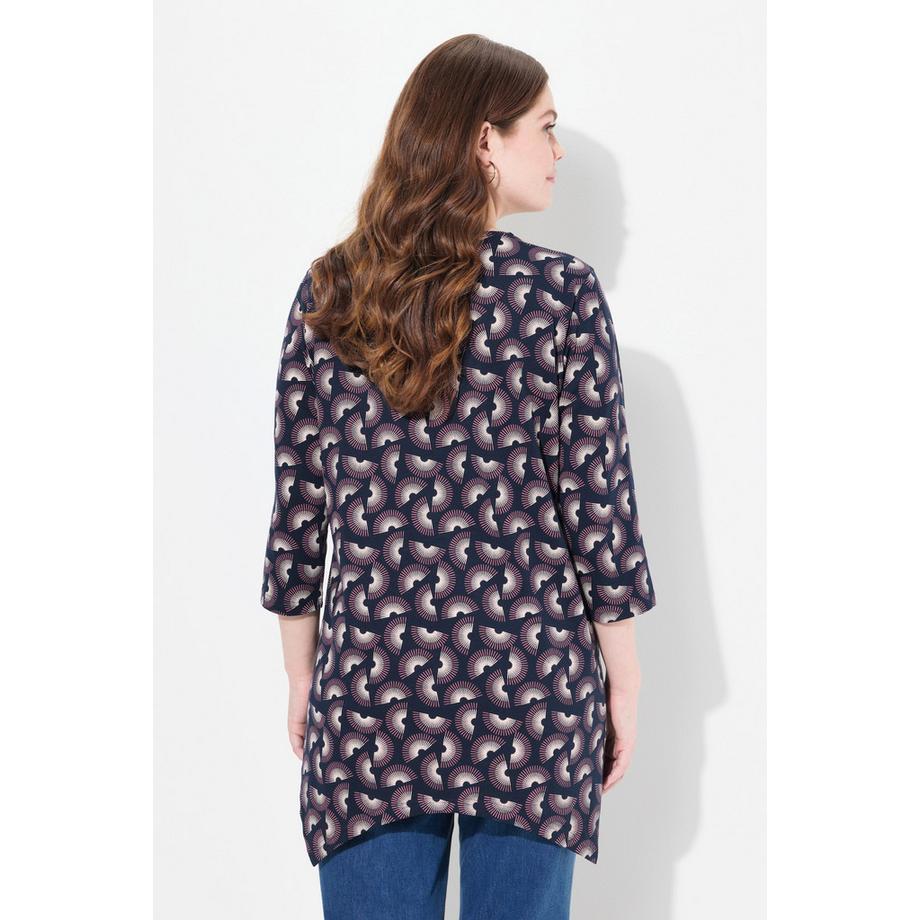 Ulla Popken Maglia A-line Scollo a V Maniche 3/4  