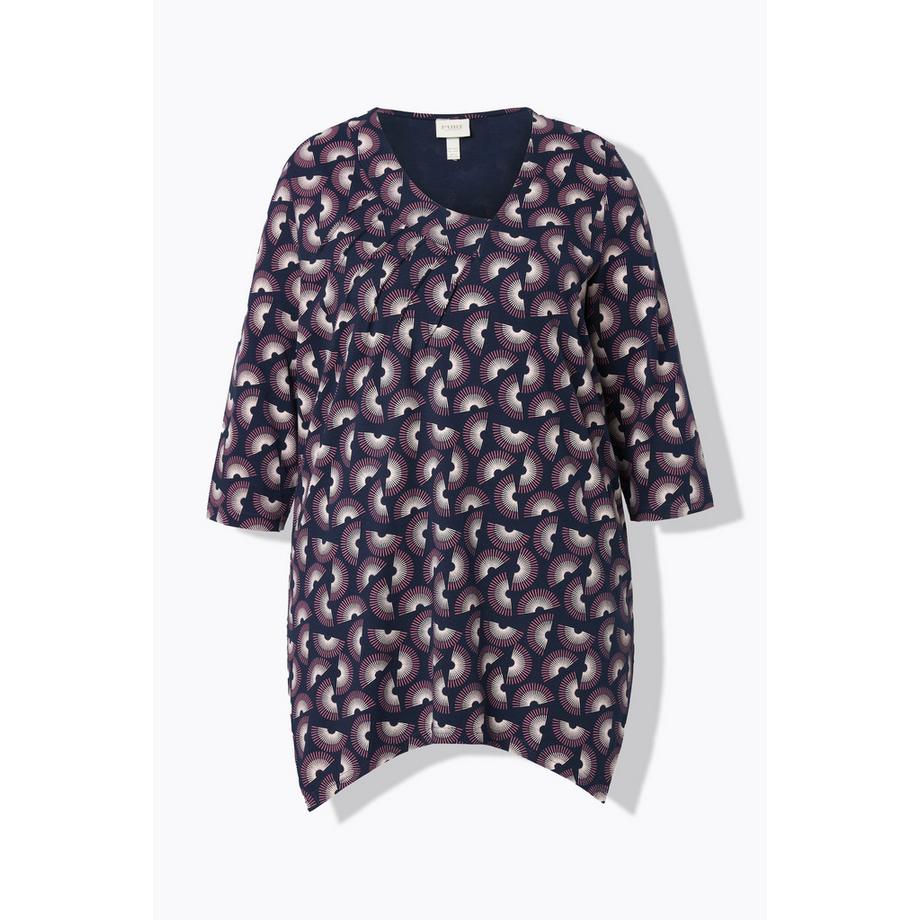 Ulla Popken Maglia A-line Scollo a V Maniche 3/4  