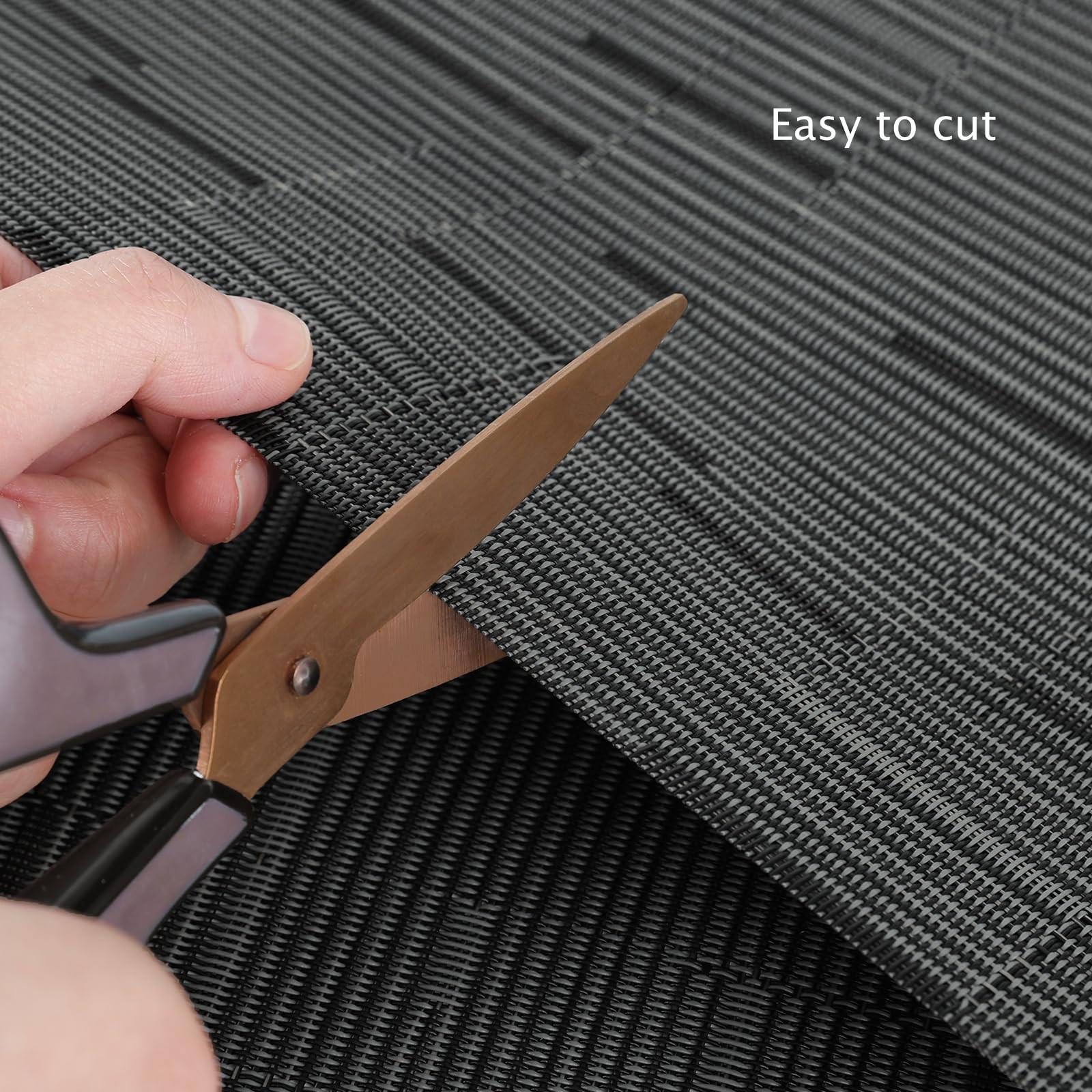 Alopini Tischsets Abwaschbar 6er Set, Gewebte Tischsets Rutschfest Hitzebeständig  