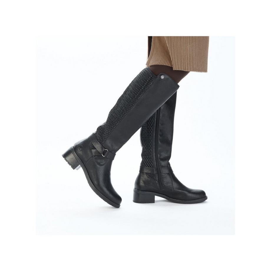 Rieker Knielange Stiefel mit Seitengurt  