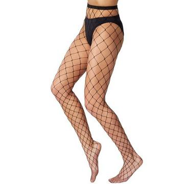 Collants en résille à grandes mailles