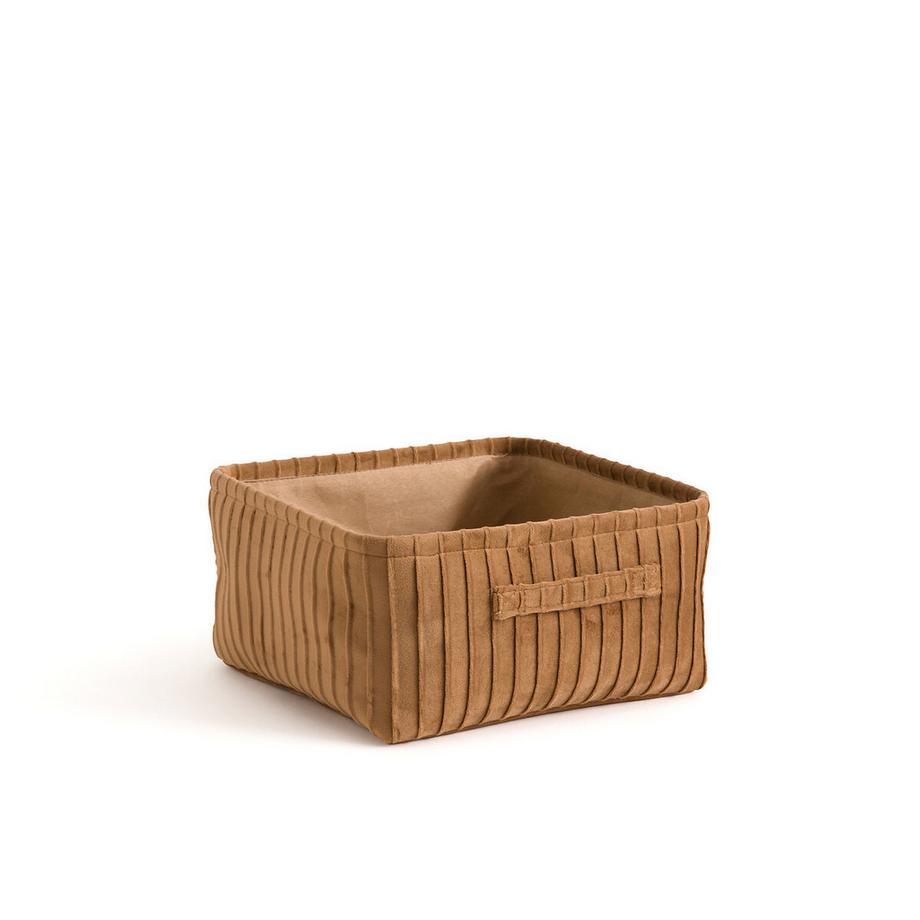 La Redoute Intérieurs Panier velours plissé  